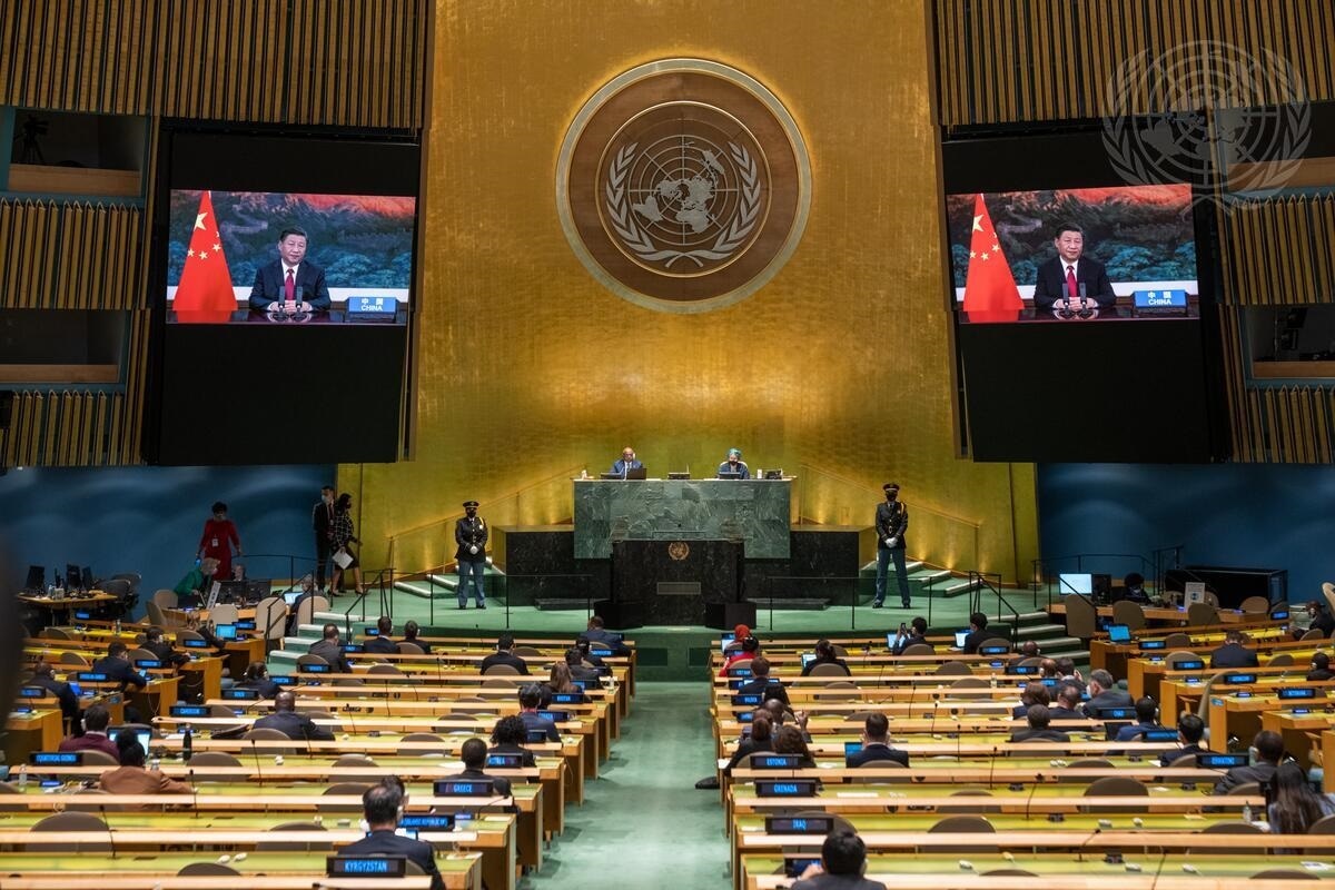 Xi Jinping addresses UNGA